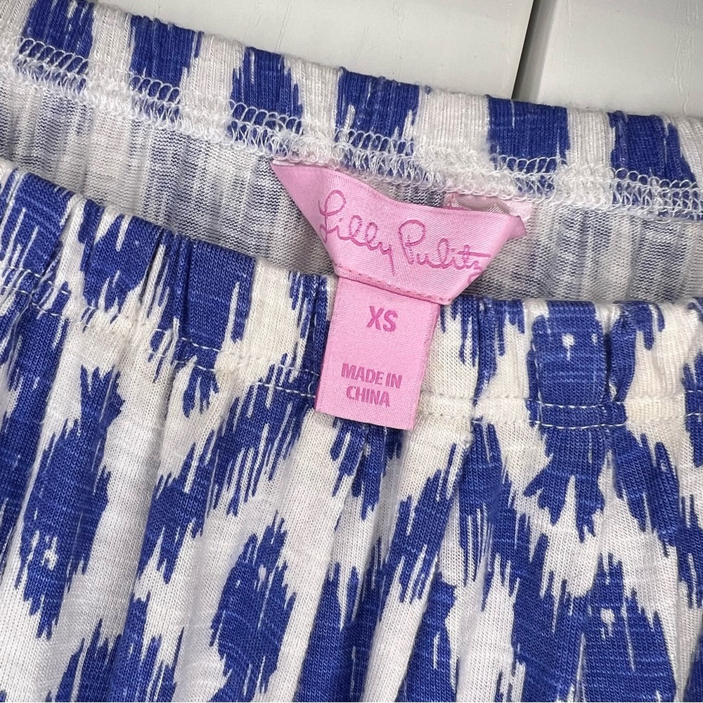 Lilly Pulitzer Marlisa Maxi Dress Iris Blue Deep Dive Little Fish Resort XS - Picture 3 of 6